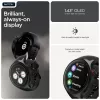 Motorola Moto Watch 3,63 cm (1,43 polegadas) OLED 47 mm ecrã tátil digital preto GPS (satélite)
