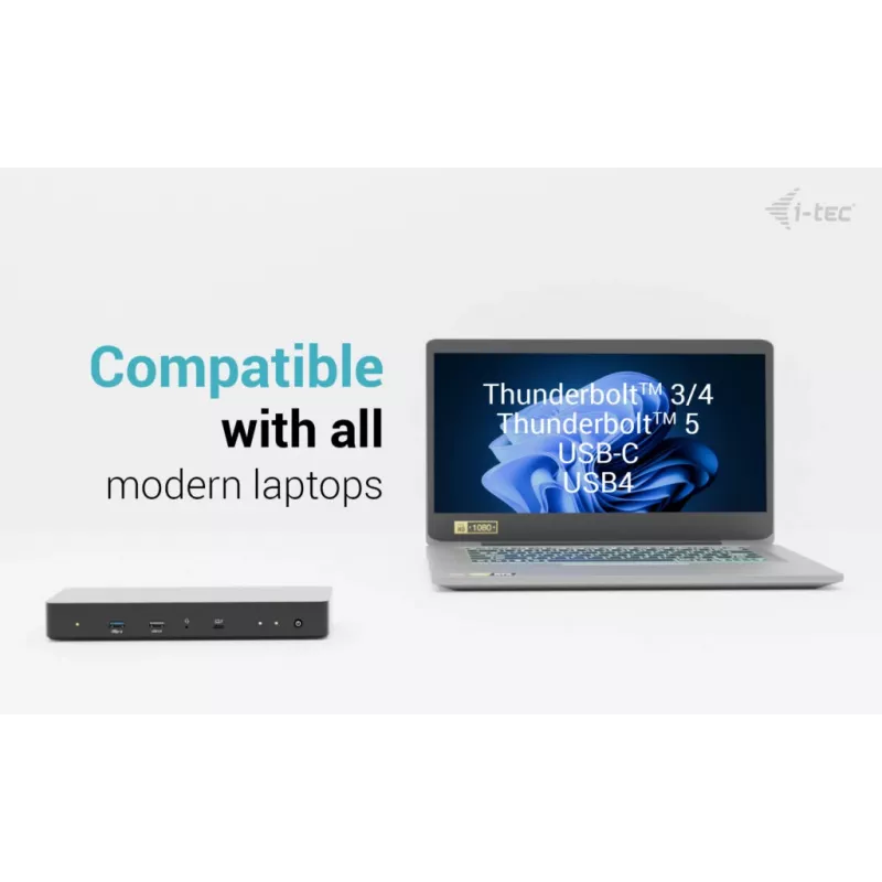 Docking station i-tec Thunderbolt 4 Intelligent Dual Display + Power Delivery 90 W