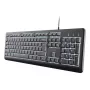 Teclado iluminado Trust Primo Home/Office USB QWERTY US English preto