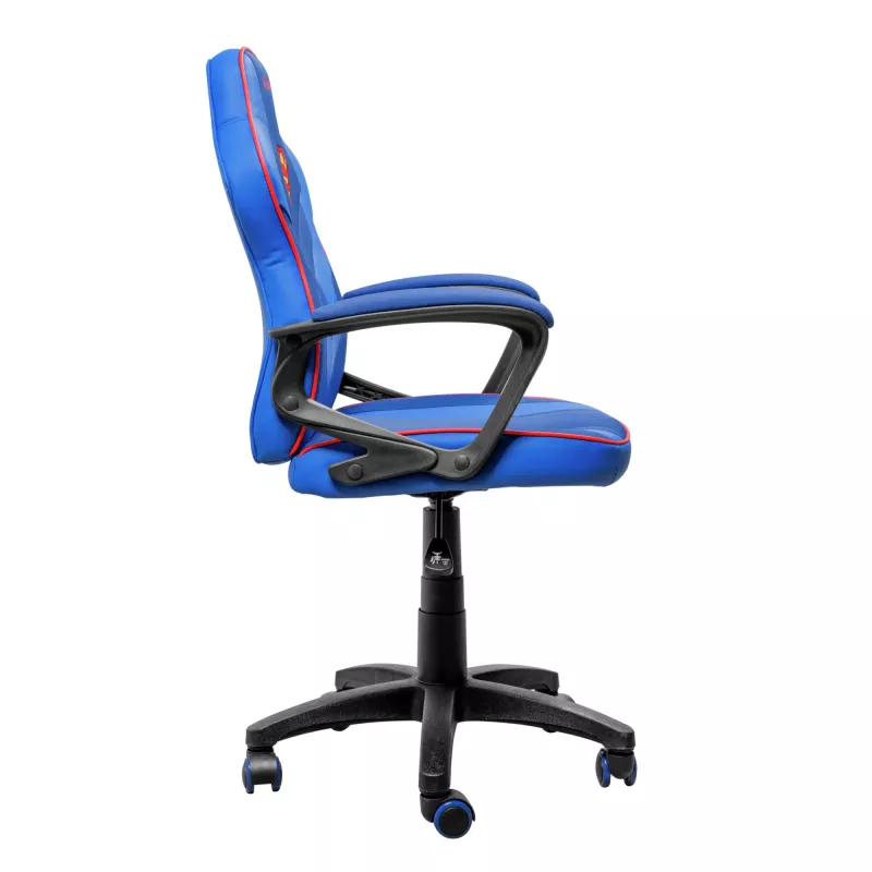 Cadeira gaming TRUST GXT 703SM REVVO Kids Superman azul – cadeira gaming para criança, design ergonómico, funções ajustáveis
