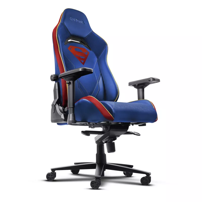 Cadeira gaming TRUST RUYA PRO GXT721SM Superman — design ergonómico, altura ajustável
