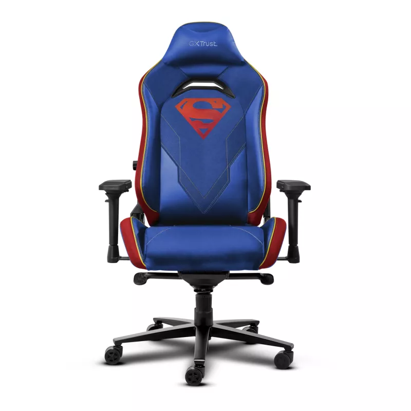 Cadeira gaming TRUST RUYA PRO GXT721SM Superman — design ergonómico, altura ajustável