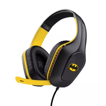 Headset com fios TRUST 25783 — gaming over-ear, circum-aural, 20–20.000 Hz, cabo de 1,2 m, preto/amarelo