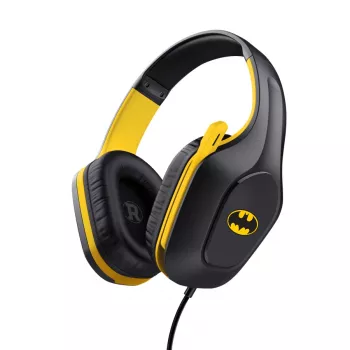 Headset com fios TRUST 25783 — gaming over-ear, circum-aural, 20–20.000 Hz, cabo de 1,2 m, preto/amarelo
