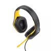 Headset com fios TRUST 25783 — gaming over-ear, circum-aural, 20–20.000 Hz, cabo de 1,2 m, preto/amarelo