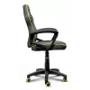 Cadeira gaming para PC TRUST 25786 – assento acolchoado, peso máx. 110 kg, assento 44×44 cm, altura máx. 100 cm, preto/amarelo
