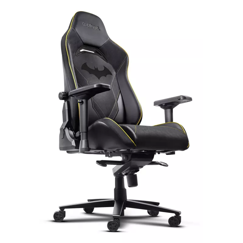 Cadeira gaming para PC TRUST 25787 – assento acolchoado, carga máx. 150 kg, 710×750 mm, altura até 134 cm, preto