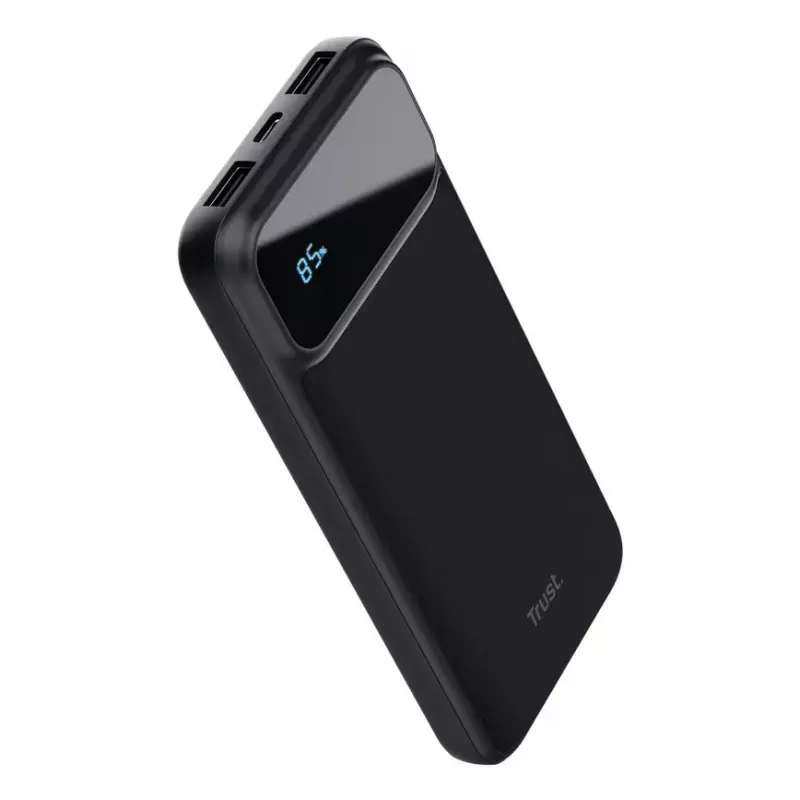 Trust 25882 power bank 10000 mAh, PD, Li-Ion, preta