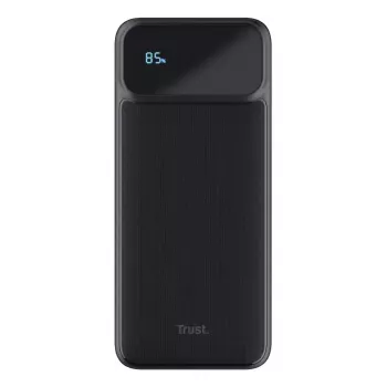 Powerbank TRUST 25883 — 20000 mAh Li-Ion, PD & Quick Charge 3.0, 2×USB-A + 1×USB-C, 20 W, preto