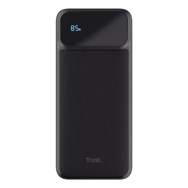 Trust 25883 power bank 20000 mAh, PD, Li-Ion, preta