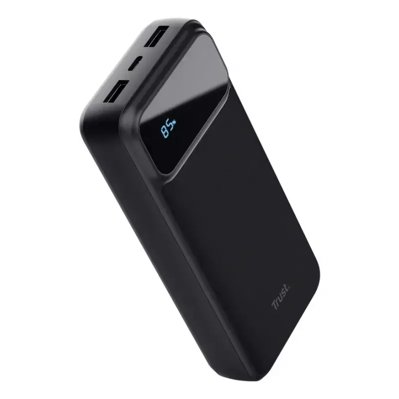 Trust 25883 power bank 20000 mAh, PD, Li-Ion, preta