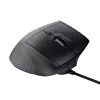 Rato gaming TRUST GXT 145 Rexxa para destro USB Type-A 12800 DPI, com fios, roda RGB, preto