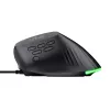Rato gaming TRUST GXT 145 Rexxa para destro USB Type-A 12800 DPI, com fios, roda RGB, preto