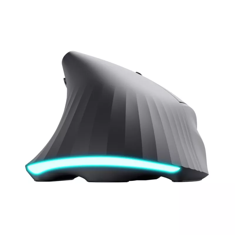 Rato gaming TRUST GXT 145 Rexxa para destro USB Type-A 12800 DPI, com fios, roda RGB, preto