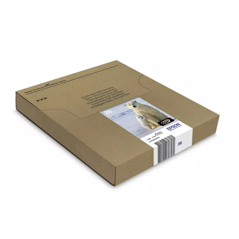 Epson Polar bear multipack 4 cores 26 EasyMail, rendimento padrão, preto, ciano, magenta, amarelo, tinta pigmentada, tinta corante, 6,2 ml, 4,5 ml