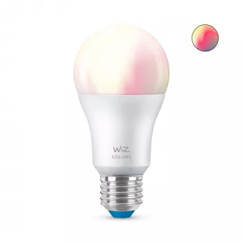 Lâmpada inteligente Telekom WiZ Bulb 8W (Eq.60W) A60 E27 — Wi‑Fi/Bluetooth, 8 kWh/1000h, 60×122 mm