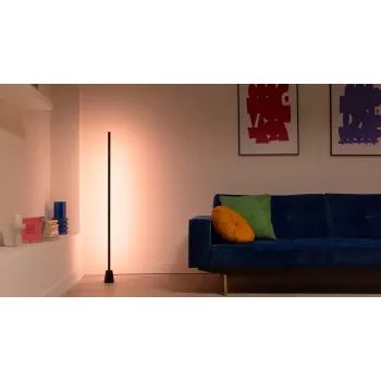 Iluminação inteligente WiZ candeeiro de pé inteligente Wi-Fi/Bluetooth 9,7 W