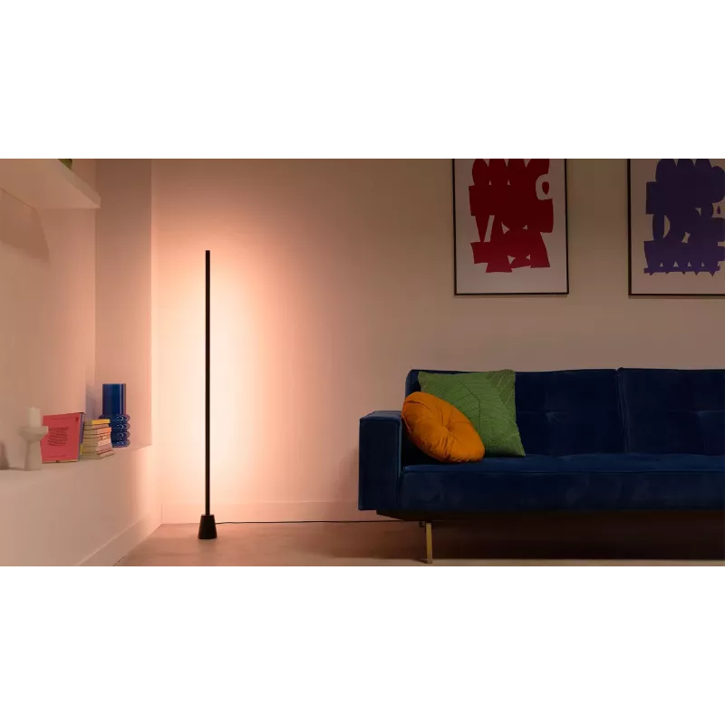 Iluminação inteligente WiZ candeeiro de pé inteligente Wi-Fi/Bluetooth 9,7 W