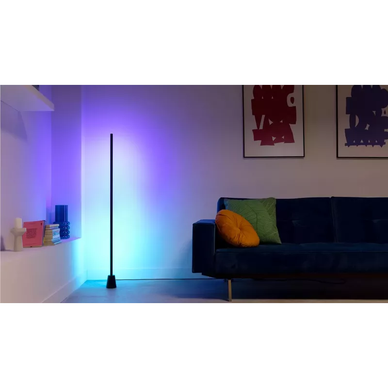 Iluminação inteligente WiZ candeeiro de pé inteligente Wi-Fi/Bluetooth 9,7 W