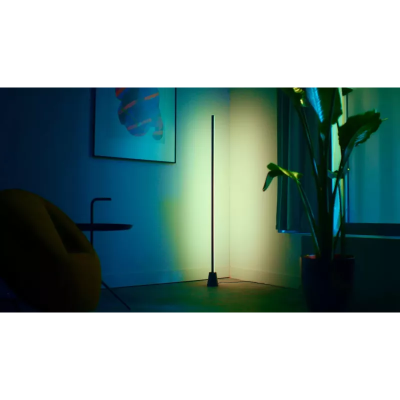 Iluminação inteligente WiZ candeeiro de pé inteligente Wi-Fi/Bluetooth 9,7 W