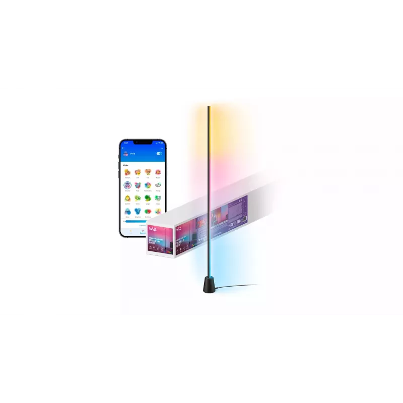 Iluminação inteligente WiZ candeeiro de pé inteligente Wi-Fi/Bluetooth 9,7 W