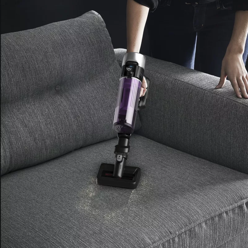 Rowenta RH2037 Aspirador vertical 2 em 1 a bateria a seco sem saco 0,4 l 250 W preto, lilás