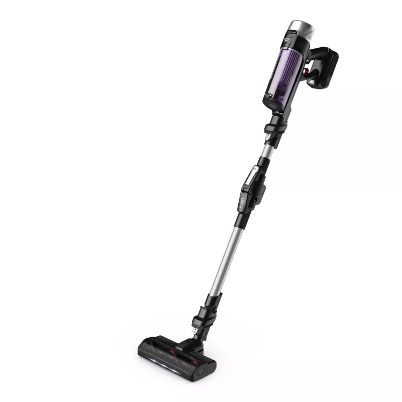 Rowenta RH2037 Aspirador vertical 2 em 1 a bateria a seco sem saco 0,4 l 250 W preto, lilás