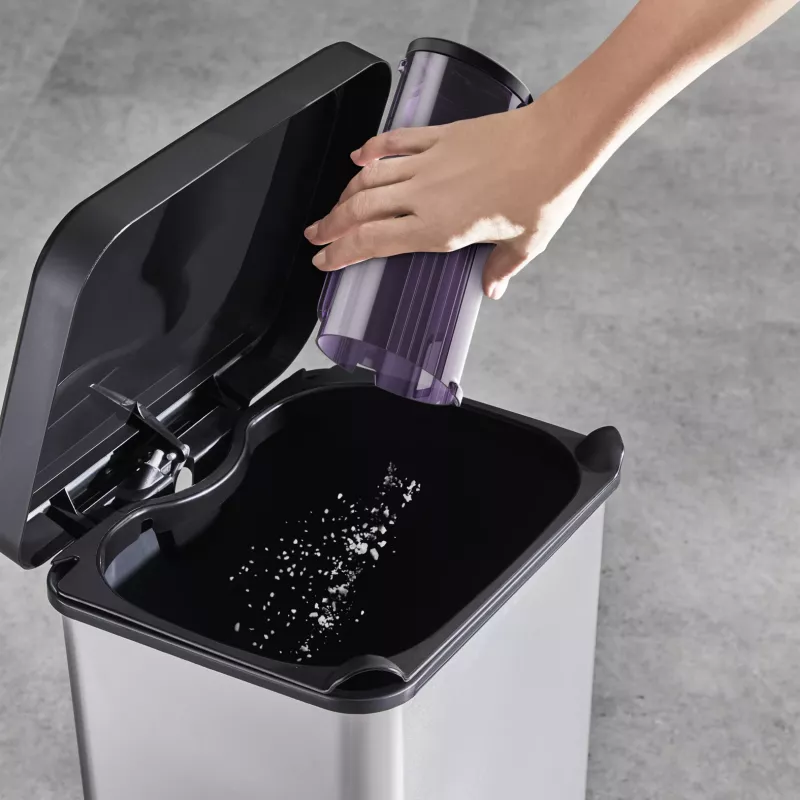 Rowenta RH2037 Aspirador vertical 2 em 1 a bateria a seco sem saco 0,4 l 250 W preto, lilás