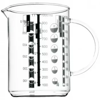 WMF Copo medidor 1,0 l Gourmet, 1 L, vidro, 1 unid.