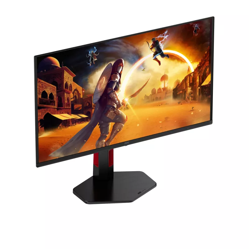 AOC G4 Q27G4ZDR monitor de computador 67,3 cm (26,5 polegadas) 2560 x 1440 píxeis Quad HD QD-OLED preto, vermelho