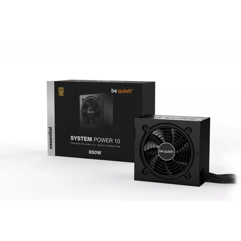be quiet! System Power 10 fonte de alimentação 850 W 20+4 pin ATX ATX preto