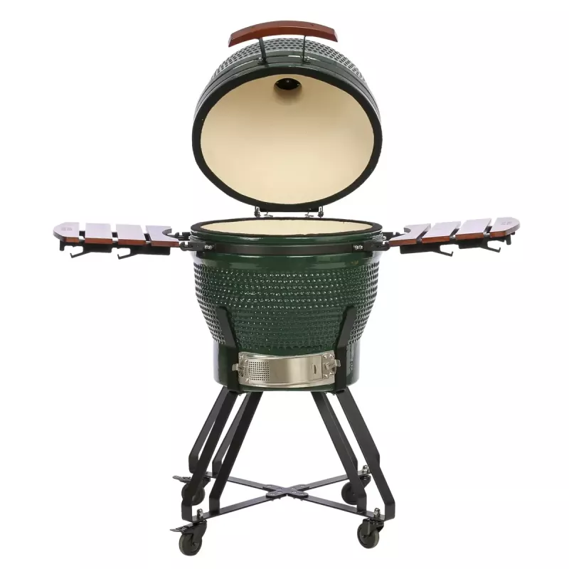 TunaBone Kamado Pro grelhador de 22 polegadas, tamanho M, verde
