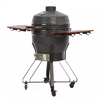 Grelhador Kamado Pro 22 polegadas TARGUS Tamanho M Cinzento-escuro