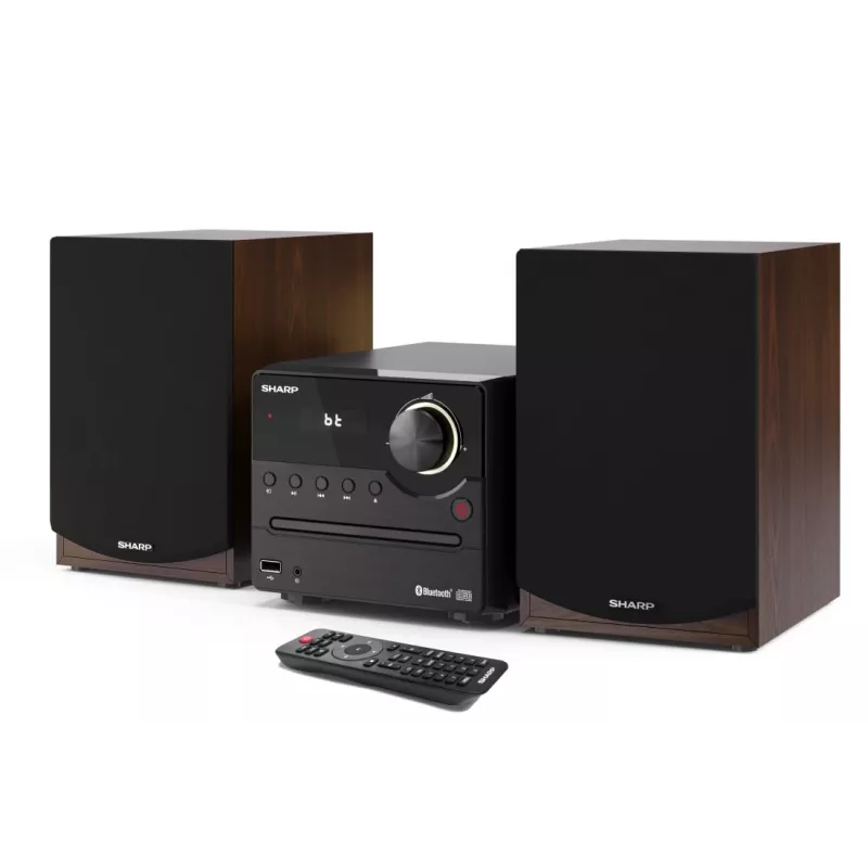 Sistema de áudio doméstico Sharp XL-B512(BR) Micro sistema de áudio 45 W Castanho