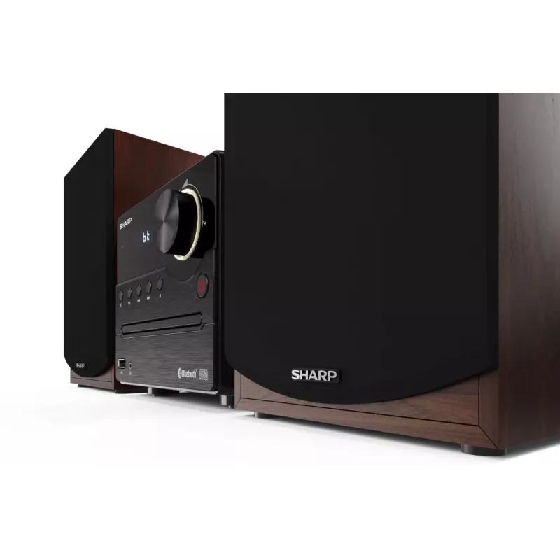 Sistema de áudio doméstico Sharp XL-B512(BR) Micro sistema de áudio 45 W Castanho