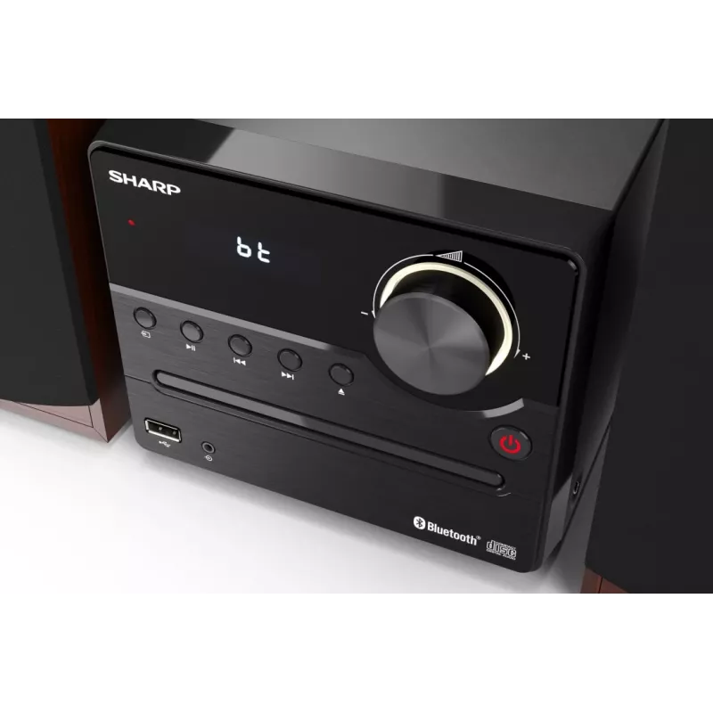 Sistema de áudio doméstico Sharp XL-B512(BR) Micro sistema de áudio 45 W Castanho