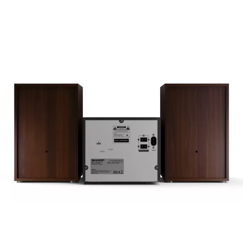Sistema de áudio doméstico Sharp XL-B512(BR) Micro sistema de áudio 45 W Castanho