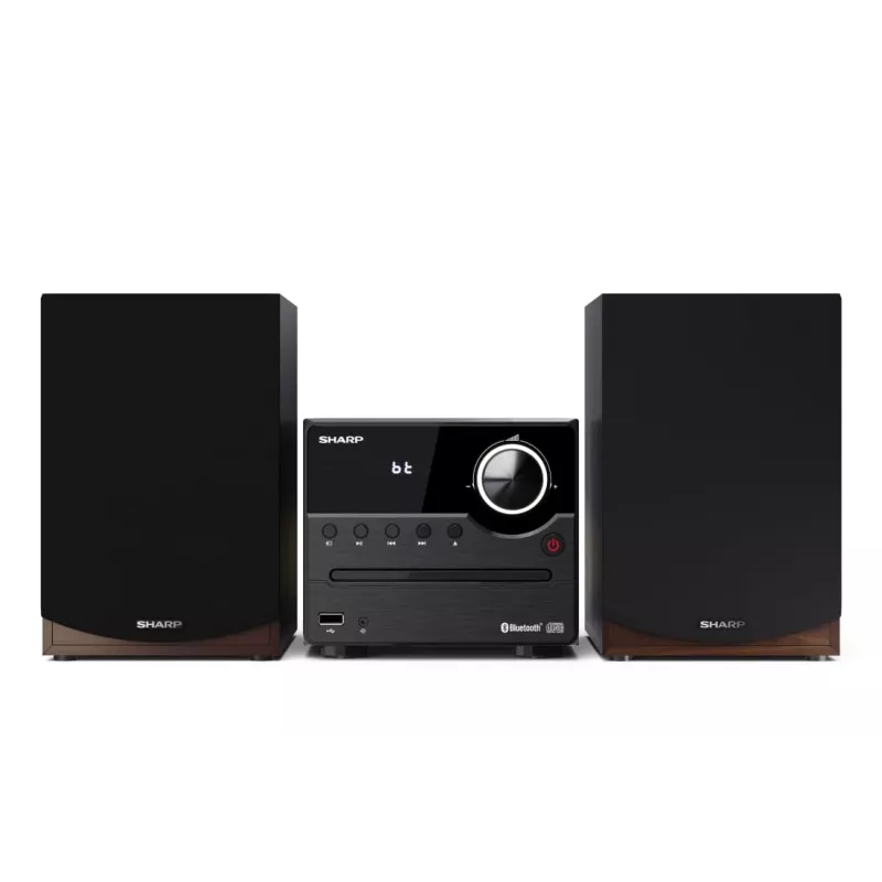 Sistema de áudio doméstico Sharp XL-B512(BR) Micro sistema de áudio 45 W Castanho