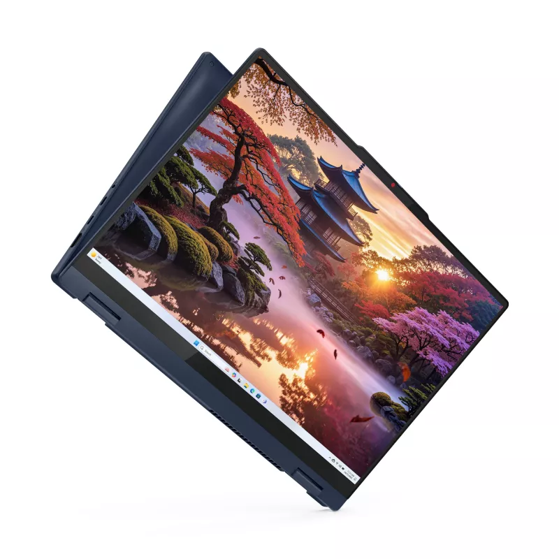 Lenovo IdeaPad 5 2-in-1 16AKP10 Copilot+ PC AMD Ryzen™ AI 7 350 Hybrid (2-in-1) 40,6 cm (16 polegadas) ecrã tátil WUXGA 16 GB LPDDR5x-SDRAM 1 TB SSD Wi-Fi 7 (802.11be) Windows 11 Home inglês azul