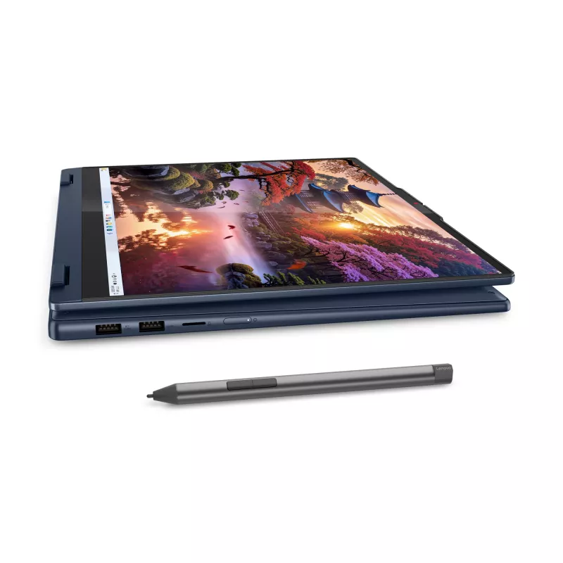 Lenovo IdeaPad 5 2-in-1 16AKP10 Copilot+ PC AMD Ryzen™ AI 7 350 Hybrid (2-in-1) 40,6 cm (16 polegadas) ecrã tátil WUXGA 16 GB LPDDR5x-SDRAM 1 TB SSD Wi-Fi 7 (802.11be) Windows 11 Home inglês azul