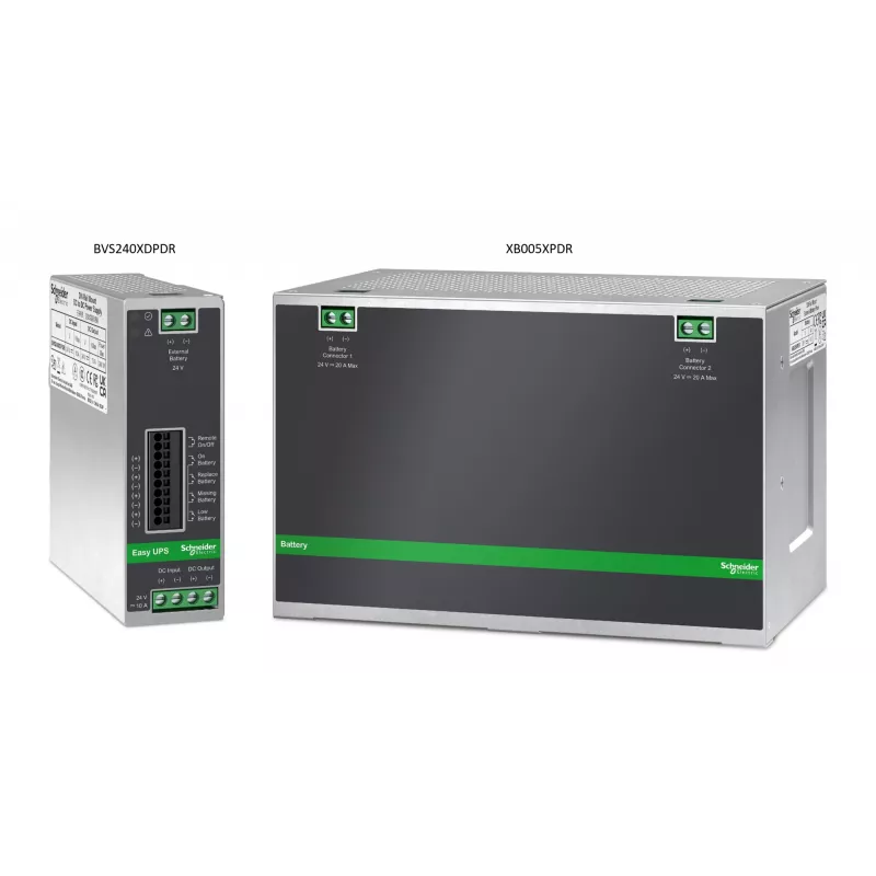 APC BVS240XDPDR 24V DC UPS – 240Watt, 24V, 10A, Montagem em calha DIN, Módulo de potência sem bateria