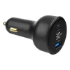 Carregador para automóvel Gembird TA-UC-AC2PD30LCD-CAR-01, USB-C, 30 W, 12–24 V, preto