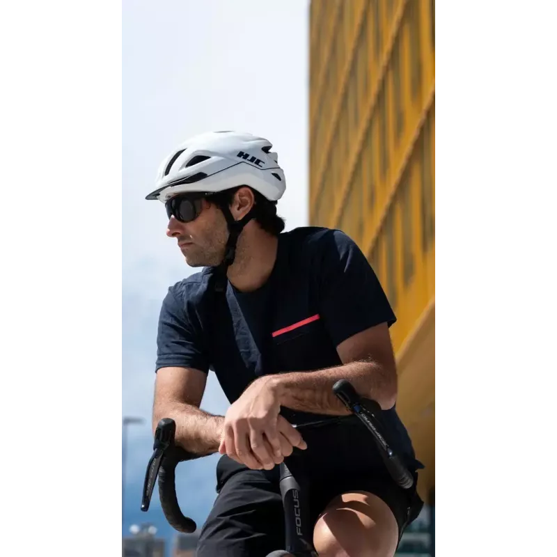 Capacete de bicicleta HJC CROSSER Branco Tamanho S — capacete de proteção, tamanho S