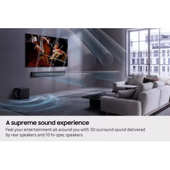 Samsung Q-Series QS750F 5.1.2ch Soundbar com subwoofer e colunas traseiras (2025)