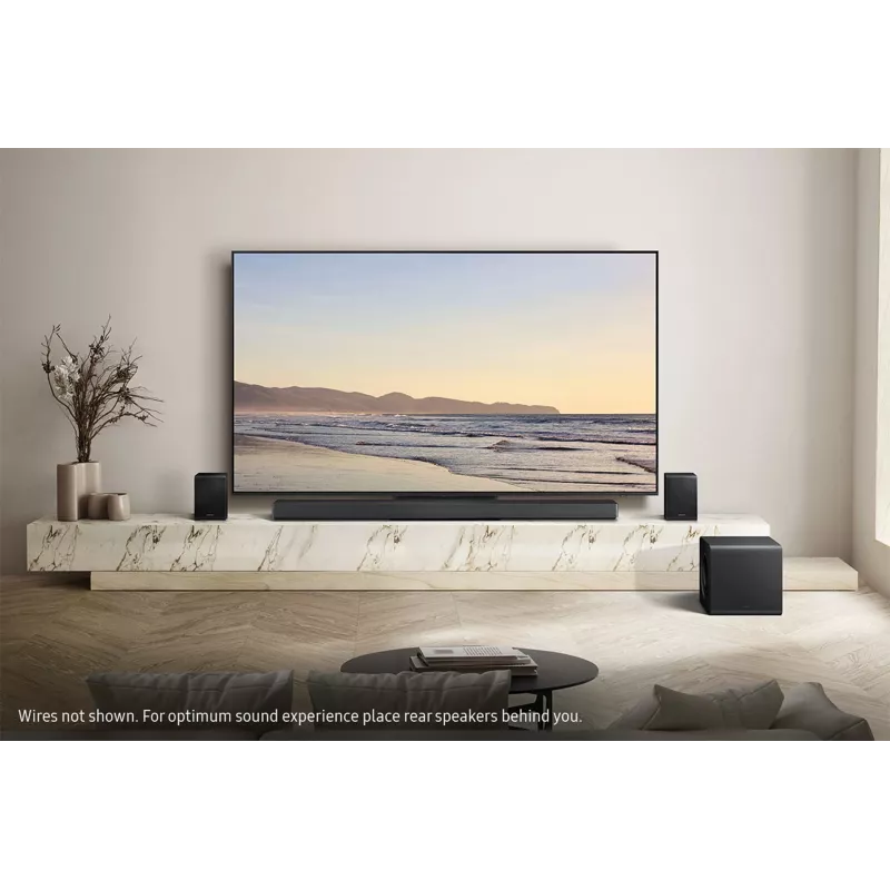 Samsung Q-Series QS750F 5.1.2ch Soundbar com subwoofer e colunas traseiras (2025)