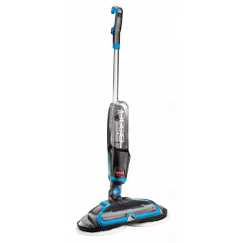 Mopa elétrica Bissell SpinWave AC húmido sem saco 0 L 105 W azul, titânio