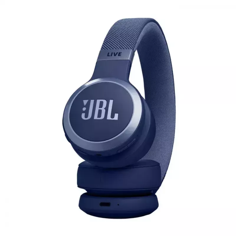 Headset JBL Live 670NC sem fios arco de cabeça chamadas/música Bluetooth azul