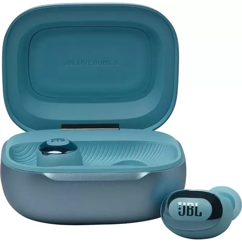 Headset JBL Live Buds 3 sem fios intra-auricular chamadas/música/desporto/dia a dia Bluetooth azul
