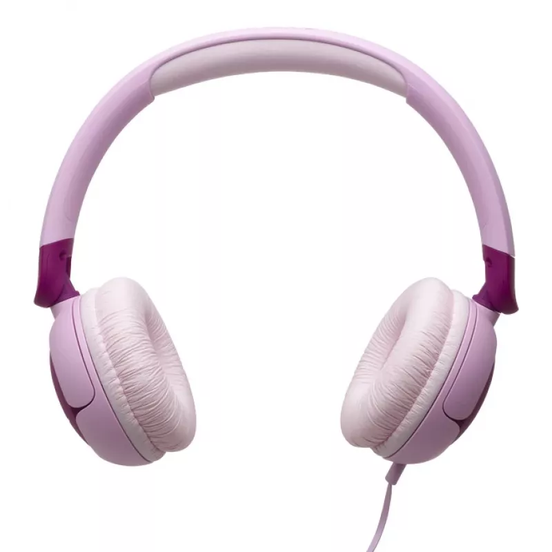 Headset JBL Junior 320 com fios, on-ear, arco de cabeça, supra-aural, 20–20000 Hz, 116,8 g, roxo