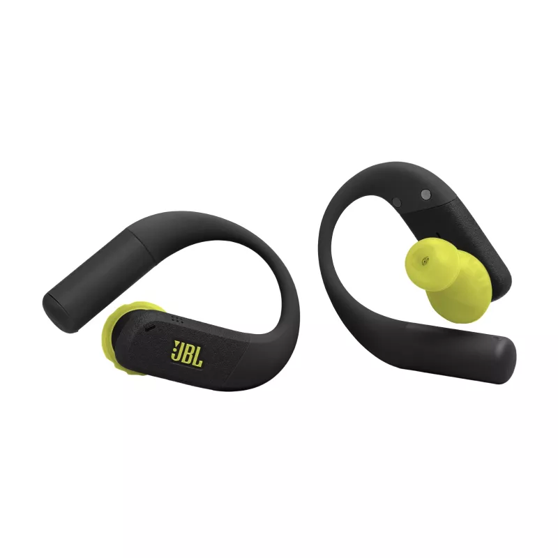 JBL Endurance Peak 4 auriculares desportivos True Wireless, preto/lima